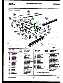 06 - Control Panel parts for Frigidaire Oven 11-2969-00-05 from AppliancePartsPros.com