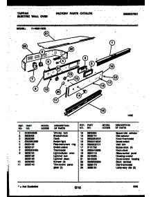 02 - Control Panel parts for Frigidaire Oven 11-4969-00-05 from AppliancePartsPros.com