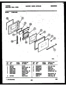 02 - Door Parts parts for Frigidaire Oven 11-5969-00-05 from AppliancePartsPros.com