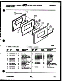 03 - Door Parts parts for Frigidaire Oven 11-6553-45-04 from AppliancePartsPros.com