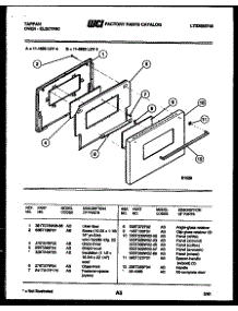 04 - Door Parts parts for Frigidaire Oven 11-6653-57-04 from AppliancePartsPros.com