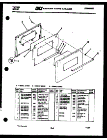 03 - Door Parts parts for Frigidaire Range 12-3883-45-01 from AppliancePartsPros.com
