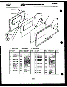07 - Door Parts parts for Frigidaire Range 12-3883-45-01 from AppliancePartsPros.com
