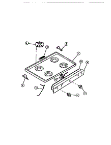 03 - Cooktop Parts parts for Frigidaire Range 30-1149-23-01 from AppliancePartsPros.com