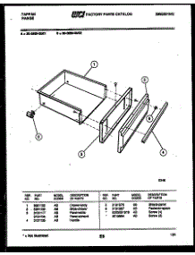 05 - Door Parts parts for Frigidaire Range 30-1149-23-01 from AppliancePartsPros.com
