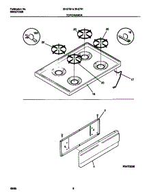 05 - Top / Drawer parts for Frigidaire Range 30-2759-23-10 from AppliancePartsPros.com