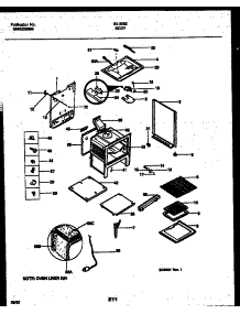 05 - Body Parts parts for Frigidaire Range 30-3982-00-02 from AppliancePartsPros.com