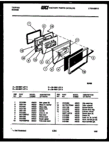 03 - Door Parts parts for Frigidaire Range 30-3987-66-04 from AppliancePartsPros.com