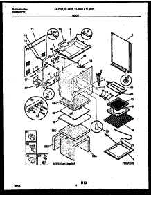 03 - Body Parts parts for Frigidaire Range 31-2852-23-02 from AppliancePartsPros.com
