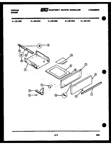 13 - Broiler Drawer Parts parts for Frigidaire Range 32-1012-57-08 from AppliancePartsPros.com