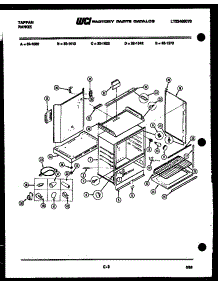 17 - Body Parts parts for Frigidaire Range 32-1042-66-07 from AppliancePartsPros.com