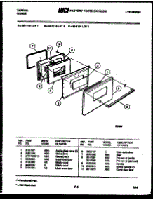 05 - Door Parts parts for Frigidaire Range 32-1118-23-03 from AppliancePartsPros.com