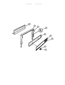 02 - Backguard And Control Parts parts for Frigidaire Range 32-1148-00-05 from AppliancePartsPros.com