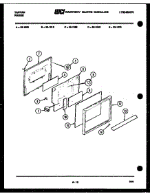 08 - Door Parts parts for Frigidaire Range 32-1272-00-06 from AppliancePartsPros.com
