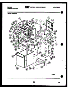 03 - Cabinet Parts And Heater parts for Frigidaire Washer Dryer Combo 44-2408-23-03 from AppliancePartsPros.com
