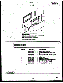 03 - Door Parts parts for Frigidaire Microwave 56-2651-10-03 from AppliancePartsPros.com