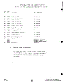 05 - Functional Parts parts for Frigidaire Microwave 56-4751-10-03 from AppliancePartsPros.com