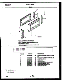 04 - Door Parts parts for Frigidaire Microwave 56-8482-10-02 from AppliancePartsPros.com