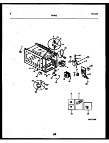 05 - Functional Parts parts for Frigidaire Microwave 56-9432-10-04 from AppliancePartsPros.com