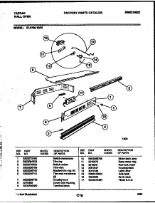 09 - Control Panel parts for Frigidaire Oven 57-2709-00-06 from AppliancePartsPros.com