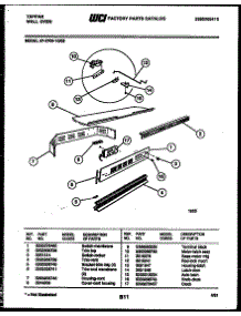 09 - Control Panel parts for Frigidaire Oven 57-2709-10-03 from AppliancePartsPros.com