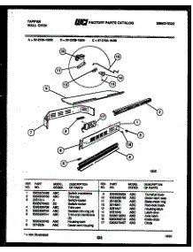09 - Control Panel parts for Frigidaire Oven 57-2709-10-04 from AppliancePartsPros.com