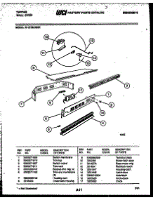 09 - Control Panel parts for Frigidaire Oven 57-2729-00-01 from AppliancePartsPros.com