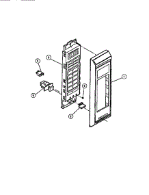 08 - Control Panel parts for Frigidaire Oven 57-5709-10-03 from AppliancePartsPros.com