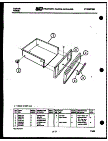 08 - Drawer Parts parts for Frigidaire Range 73-7857-66-01 from AppliancePartsPros.com