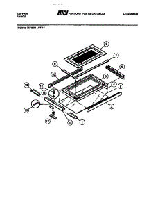 09 - Door Parts parts for Frigidaire Range 76-4232-57-14 from AppliancePartsPros.com