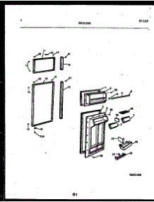 03 - Door Parts parts for Frigidaire Refrigerator 95-1991-23-00 from AppliancePartsPros.com