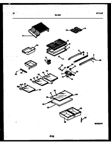 06 - Shelves And Supports parts for Frigidaire Refrigerator 95-1997-66-04 from AppliancePartsPros.com
