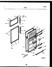 03 - Door Parts parts for Frigidaire Refrigerator 95-2162-23-00 from AppliancePartsPros.com