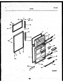 03 - Door Parts parts for Frigidaire Refrigerator 95-2182-23-00 from AppliancePartsPros.com