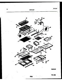06 - Shelves And Supports parts for Frigidaire Refrigerator 95-2191-32-00 from AppliancePartsPros.com