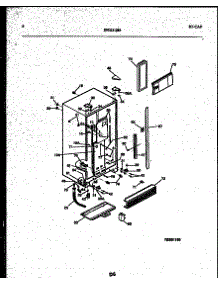 04 - Cabinet Parts parts for Frigidaire Refrigerator 95-2491-66-00 from AppliancePartsPros.com