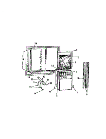 06 - Window Mounting Parts(`Slider Model parts for Frigidaire Air Conditioner A13MUD2 from AppliancePartsPros.com