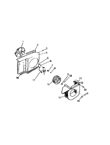 11 - Shroud, Scroll, Blower Motor (`Cc` parts for Frigidaire Air Conditioner A8MECC2 from AppliancePartsPros.com