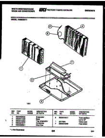 04 - Evaporator / Condenser parts for Frigidaire Air Conditioner AH09EN2T1 from AppliancePartsPros.com