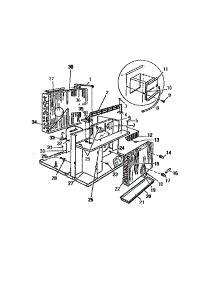 19 - Evaporator, Condenser (`B` Cabinet parts for Frigidaire Air Conditioner AH8MECUC2 from AppliancePartsPros.com
