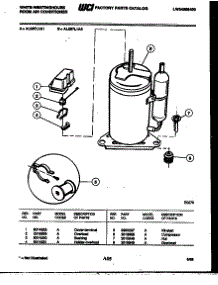 05 - Compressor Parts parts for Frigidaire Air Conditioner AL097L1A1 from AppliancePartsPros.com
