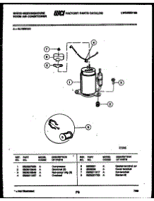 05 - Compressor Parts parts for Frigidaire Air Conditioner AL106N1A1 from AppliancePartsPros.com