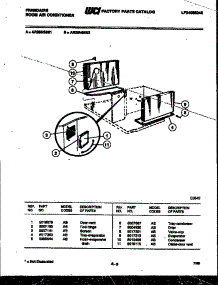 03 - Cabinet Parts parts for Frigidaire Air Conditioner AR28NS5E1 from AppliancePartsPros.com