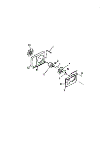 11 - Shroud, Scroll, Blower Motor (`Aaa` parts for Frigidaire Air Conditioner AS8LEUC2 from AppliancePartsPros.com