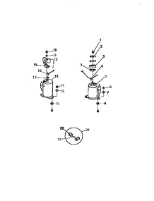 13 - Compressor (`Aaa` Cabinet Models) parts for Frigidaire Air Conditioner AS8LEUC2 from AppliancePartsPros.com