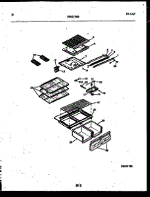 06 - Shelves And Supports parts for Frigidaire Refrigerator ATG173NLW0 from AppliancePartsPros.com
