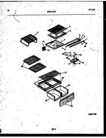 06 - Shelves And Supports parts for Frigidaire Refrigerator ATG175NLD0 from AppliancePartsPros.com