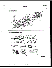 07 - Ice Maker And Installation Parts parts for Frigidaire Refrigerator ATG185NCD0 from AppliancePartsPros.com