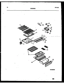 06 - Shelves And Supports parts for Frigidaire Refrigerator ATN152BK0 from AppliancePartsPros.com