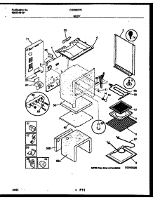 03 - Body Parts parts for Frigidaire Range CD302VP3W1 from AppliancePartsPros.com